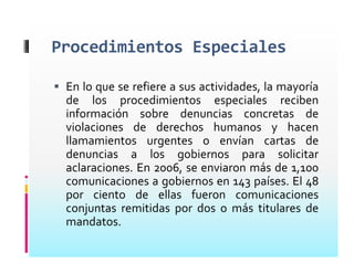 Consejo De Derechos Humanos Presentacion Mayrena Norberto