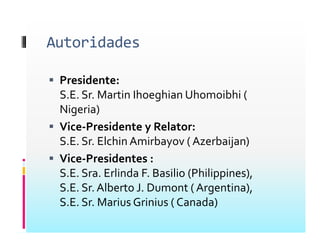 Consejo De Derechos Humanos Presentacion Mayrena Norberto