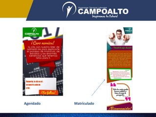 Agendado Matriculado
 