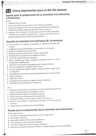 Consejos oral individual bueno completo