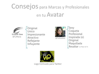 Consejos para Marcas y Profesionales en tu Avatar Logo Estilizado para Twitter 