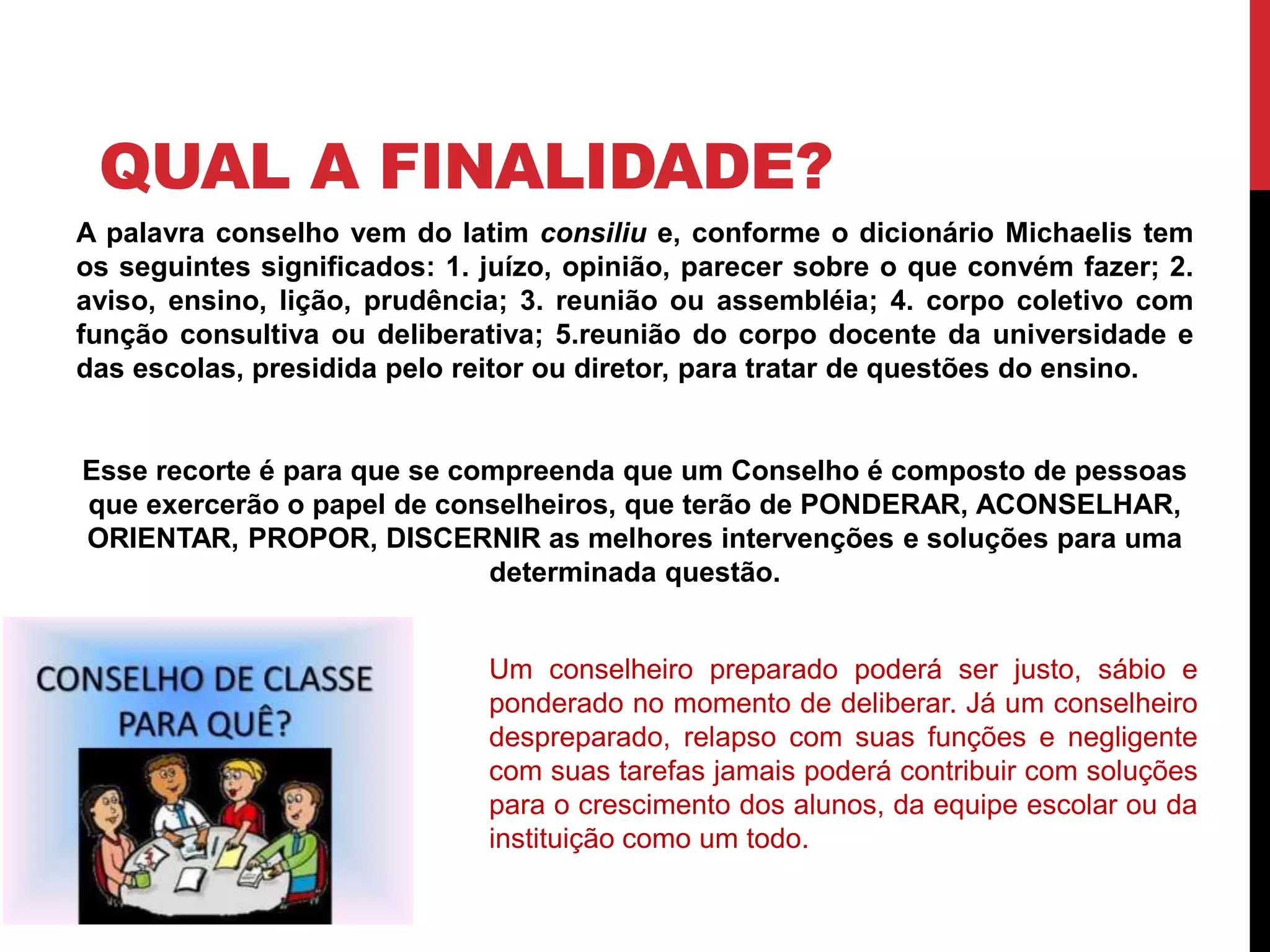 Conselho de classe | PPTX
