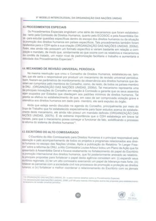 Implementação Efetiva dos Instrumentos Internacionais de Proteção aos Direitos Humanos (CDH)