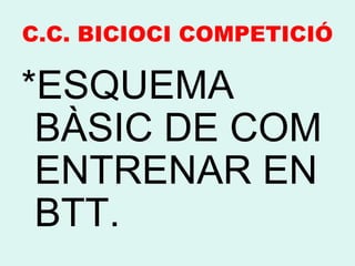 C.C. BICIOCI COMPETICIÓ ,[object Object]