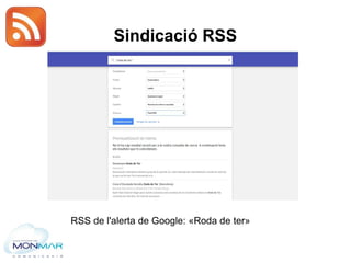 Sindicació RSS
RSS de l'alerta de Google: «Roda de ter»
 