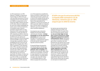 4     Consenso Fiscal  Primer semestre de 2016
Análisis de los resultados
un 31% aumentarse y un 29%
reducirse. También es mayoritario
el porcentaje (un 42%) de los que
creen que debe mantenerse el actual
tratamiento de las rentas del ahorro
en el IRPF en comparación con las
rentas del trabajo, mientras que para
el 35% debe reducirse la diferencia
de trato entre ambas modalidades de
rentas y para el 15% incrementarse.
A la pregunta sobre el tipo de
gravamen nominal del IS, un muy
mayoritario 62% contesta que debe
mantenerse, en tanto que hasta un
33% responde que debería reducirse.
No menos abrumadora es la mayoría
(el 64%) de los que opinan que
debería reducirse el tipo de gravamen
nominal del IRPF, aunque un 34%
cree que debe mantenerse. Sobre la
posibilidad de que la estructura de
tipos del IVA en España (4%, 10% y
21%) se aproxime a la de Alemania
(7% y 19%), una ligera mayoría del
43% opta por dicha aproximación,
mientras que el 38% cree que debe
mantenerse nuestro modelo y un
19% preferiría una estructura
intermedia. Por último, al valorar las
diferencias entre CCAA en relación
con el IP y el ISD, un considerable
61% estima que deberían eliminarse
esas diferencias, un 24% reducirse
y un 11% mantenerse. En definitiva,
como se ha dicho, es difícil hacer una
valoración general de la opinión que
se tiene de las medidas fiscales que se
prevén para la próxima legislatura,
dada la heterogeneidad de las
respuestas. Lo cual, por otra parte, no
debe sorprender dadas las incógnitas
que se ciernen sobre la pregunta de
referencia, que versa, en definitiva,
sobre la próxima legislatura.
Las preguntas que se formulan
después de este primer bloque
–las de los seis restantes–, se han
formulado ya en las anteriores
encuestas, por lo que se hará
hincapié en la evolución de las
respuestas, y especialmente respecto
de las del anterior Consenso del
segundo semestre de 2015.
El segundo bloque de preguntas
(un total de siete) se interesa por
la presión fiscal actual y del
próximo año en España. Han
versado, concretamente, sobre cómo
valoran los encuestados: el nivel de
la carga impositiva en nuestro país;
la de las empresas; la presión fiscal
asociada a las rentas del trabajo
y a la fiscalidad indirecta, y por
último la proporción actual entre
los ingresos que provienen de los
impuestos directos (el 54%) y de
los indirectos (45%). El mismo 30%
que en el Consenso anterior estima
que no es ni muy bajo ni muy
alto el nivel actual de la carga
impositiva general de nuestro
ordenamiento fiscal; disminuyen
muy ligeramente quienes consideran
que es alta; y aumentan aún más
levemente los que piensan que es muy
alta, lo cual reitera la percepción del
resultado de la encuesta anterior.
Mayoritariamente se opina que la
carga impositiva será más
alta el próximo año, pasando,
respecto del Consenso anterior, del
35% al 45% los que consideran que
aumentará, y del 8 al 16% los que
creen que aumentará mucho más,
reduciéndose ligeramente (del 36 al
34%) los que estiman que será igual,
en tanto que son muchos menos
El 43% cree que la estructura del IVA
en España debe asemejarse a la de
Alemania, mientras que un 38%
asegura que no debería tocarse.
 