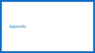 Appendix
 