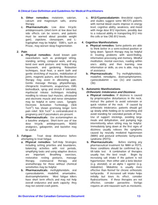 Cfs Guidelines Consensus overview on ME/CFS | PDF