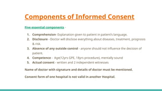 Consent in forensic medicine .pptx