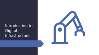 Introduction to
Digital
Infrastructure
 