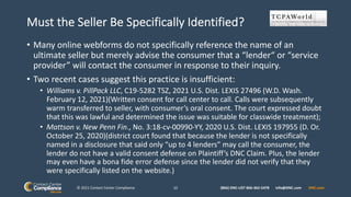 Tcpa Consent Form.pdf TCPA Marketing Consent Masterclass | PDF