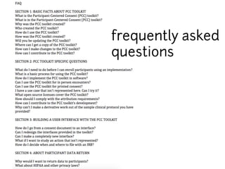 frequently asked 
questions 
 