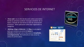 Conceptos basicos de internet | PPTX