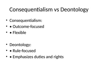 Consequentialism_and_Deontology. A roadmap | PPTX