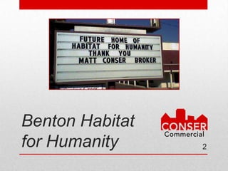 Benton Habitat
for Humanity     2
 