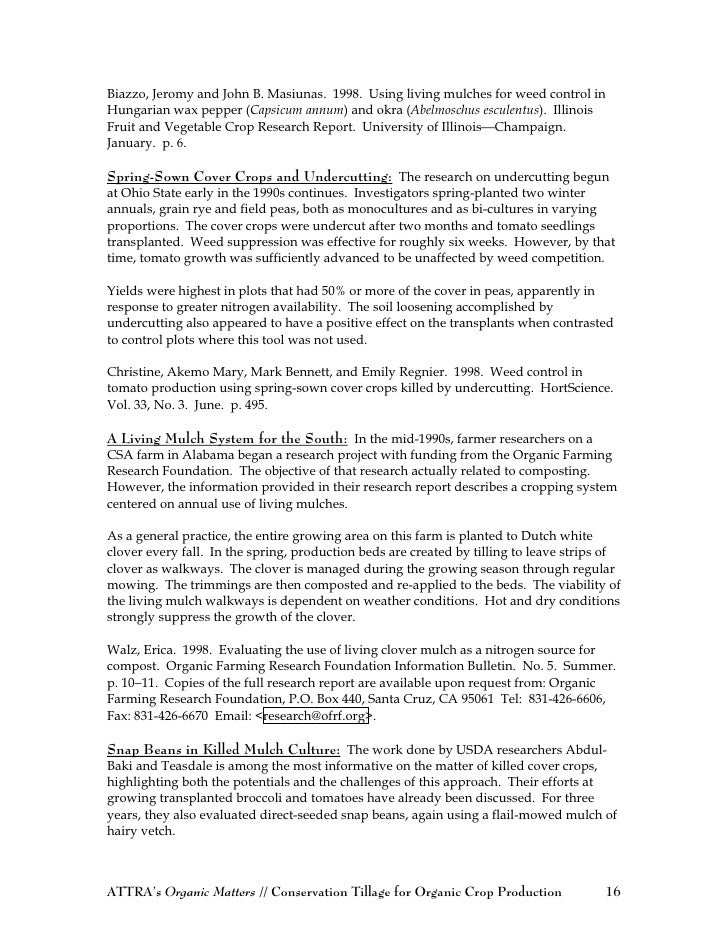 Crop production essay