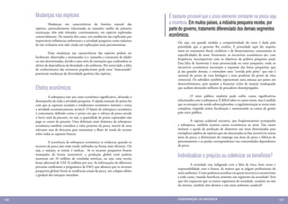 Mudanças nas espécies                                                        É bastante provável que o único elemento constante na pesca seja
                                                                                         	
      	         Mudanças em características da história natural das                a incerteza. Em muitos países, a indústria pesqueira recebe, por
      espécies, particularmente relacionada ao tamanho médio da primeira           parte do governo, tratamento diferenciado dos demais segmentos
      maturação, têm sido relatadas, continuamente, em espécies exploradas
      comercialmente. Na maioria dos casos, tais tendências são explicadas por     econômicos.
      improváveis influências ambientais e a atividade pesqueira como indutora
                                                                                        Ou seja, em grande medida a competitividade do setor é dada pela
      de tais evoluções tem sido citada em explicações mais parcimoniosas.
                                                                                        prioridade que o governo lhe confere. E prioridade aqui diz respeito
                                                                                        tanto ao tratamento fiscal, creditício e de financiamento, consonantes às
      	         Estas mudanças nas características das espécies podem ser
                                                                                        especificidades do setor. Entretanto, os incentivos econômicos são, com
      facilmente observadas e mensuradas (i.e. tamanho e estruturas de idade)
                                                                                        freqüência, incompatíveis com os objetivos da política pesqueira atual.
      ou não determinadas, devido a uma série de interações que confundem os
                                                                                        Essa falta de harmonia é mais pronunciada no setor pesqueiro, onde os
      efeitos de dependência da densidade e do ambiente. Por outro lado, a falta
                                                                                        incentivos econômicos encorajam a expansão das frotas pesqueiras, que
      de conhecimento das estruturas populacionais pode estar “mascarando”
                                                                                        já são grandes demais, e estimulam uma “corrida pelo peixe” que não é
      potenciais mudanças da diversidade genética das espécies.
                                                                                        racional do ponto de vista biológico e nem prudente do ponto de vista
                                                                                        comercial. Os subsídios também representam uma ameaça aos países em
                                                                                        desenvolvimento, pois ajudam a financiar ciclos de manejo inadequado
      Efeitos econômicos                                                                que acabam deixando milhares de pescadores desempregados.

      	         A sobrepesca tem um custo econômico significativo, afetando o           	         O setor público também pode exibir custos significativos
      desempenho de toda a atividade pesqueira. A rápida remoção de peixes faz          relacionados com a sobrepesca. É difícil saber os custos totais, mas à medida
      com que as capturas excedam o rendimento econômico máximo e torna                 que os estoques vão sendo sobreexplorados, a regulamentação se torna mais
      a atividade economicamente inviável. O limite de sobrepesca econômica             complexa, exigindo maior fiscalização e aumentando os custos de gestão
      é comumente definido como o ponto em que o esforço de pesca excede                pelo setor público.
      o lucro total da pescaria, ou seja, a quantidade de peixes capturados não
      paga os custos da pescaria. Uma definição mais dinâmica da sobrepesca             	         A captura acidental excessiva, que freqüentemente acompanha
      econômica também considera o valor presente da pesca, através de uma              a sobrepesca, também acarreta custos econômicos ao setor. Tais custos
      relevante taxa de desconto para maximizar o fluxo de renda do recurso             incluem a queda da produção de alimentos nas áreas direcionadas para
      sobre todas as capturas futuras.                                                  exemplares adultos de espécies que são descartadas na fase juvenil em outras
                                                                                        áreas de pesca, a diminuição do emprego nas áreas de pesca e fábricas de
      	         A ocorrência de sobrepesca econômica se evidencia quando os             processamento e as perdas correspondentes nas comunidades dependentes
      recursos da pesca não estão sendo utilizados na forma mais eficiente. Ou          da pesca.
      seja, o manejo, se existir, é ineficaz. Se os recursos pesqueiros fossem
      manejados de forma sustentável, a produção global total poderia
      aumentar em 10 milhões de toneladas métricas, ou seja, uma receita
                                                                                        Individualizar o prejuízo ou coletivizar os benefícios?
      bruta adicional de US$ 16 milhões por ano. As informações de diferentes
                                                                                        	         A sociedade esta indignada com a falta de ética, bom senso e
      pescarias confirmam o prognóstico da FAO, que afirmou que os recursos
                                                                                        responsabilidade com o futuro, de muitos que se julgam profissionais do
      pesqueiros globais frente às tendências atuais da pesca, um colapso súbito
                                                                                        meio ambiente. Como podemos acreditar em quem incentiva o extrativismo
      e gradual dos estoques mundiais.
                                                                                        a todo custo, visando beneficiar somente um segmento da sociedade? Será
                                                                                        que eles esquecem que os outros segmentos da sociedade, usuários ou não
                                                                                        do sistema, também têm direitos a um meio ambiente saudável?



146                                                                                     CONSER V A ÇÃ O D A NATU R EZ A                                                 147
 