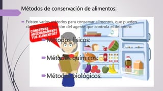 CONSERVACIÓN DE ALIMENTOS FORO COLABORATIVO IUV | PPTX