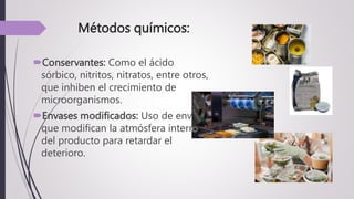 CONSERVACIÓN DE ALIMENTOS FORO COLABORATIVO IUV | PPTX
