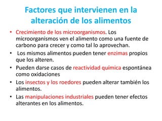 Conservación de alimentos por irradiación | PPTX