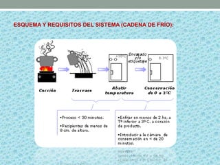 ESQUEMA Y REQUISITOS DEL SISTEMA (CADENA DE FRÍO):
 