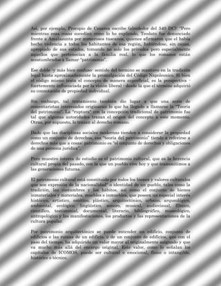 Conservación del patrimonio