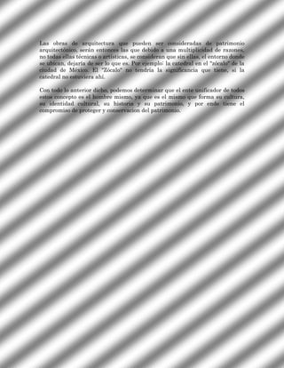 Conservación del patrimonio