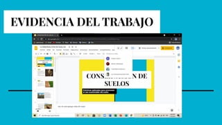 EVIDENCIA DEL TRABAJO
 