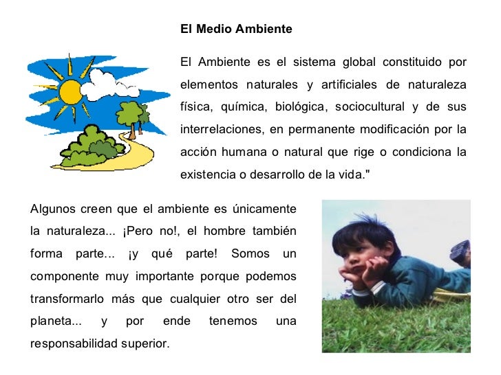 Conservacion Del Medio Ambiente