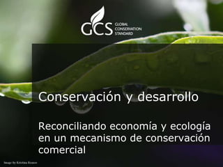 Conservación y desarrollo

Reconciliando economía y ecología
en un mecanismo de conservación
comercial
 