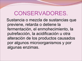 CONSERVADORES. ,[object Object]