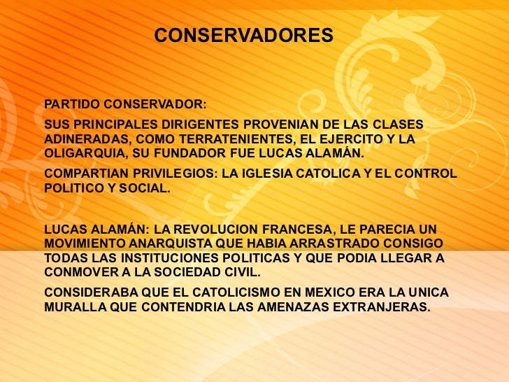Conservadores Y Liberales