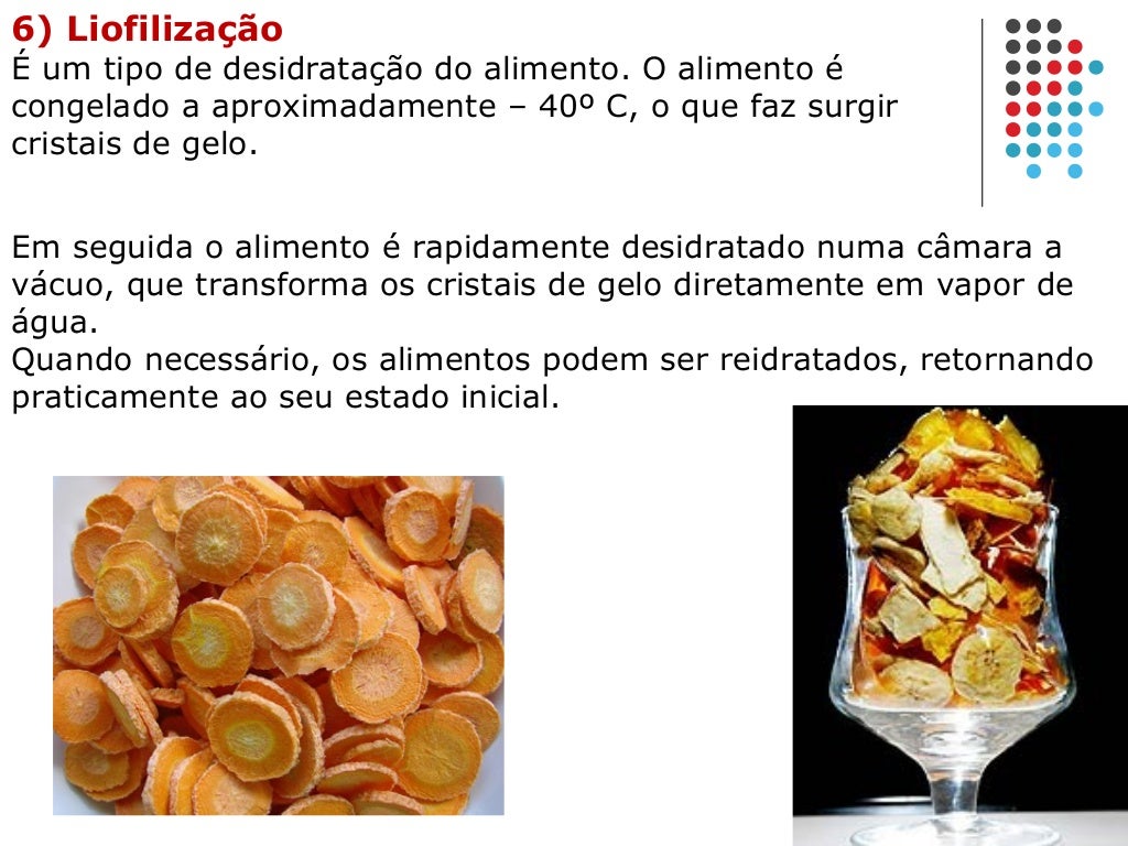 Processos Tradicionais De Conservação Dos Alimentos
