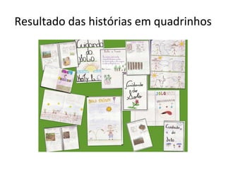 Resultado das histórias em quadrinhos 