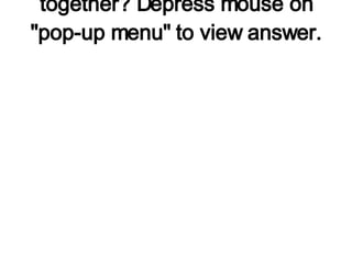 A railroad diesel engine has four times the mass of a flatcar. If a diesel coasts at 5 km/hr into a flatcar that is initially at rest, how fast do the two coast if they couple together? Depress mouse on "pop-up menu" to view answer.               
