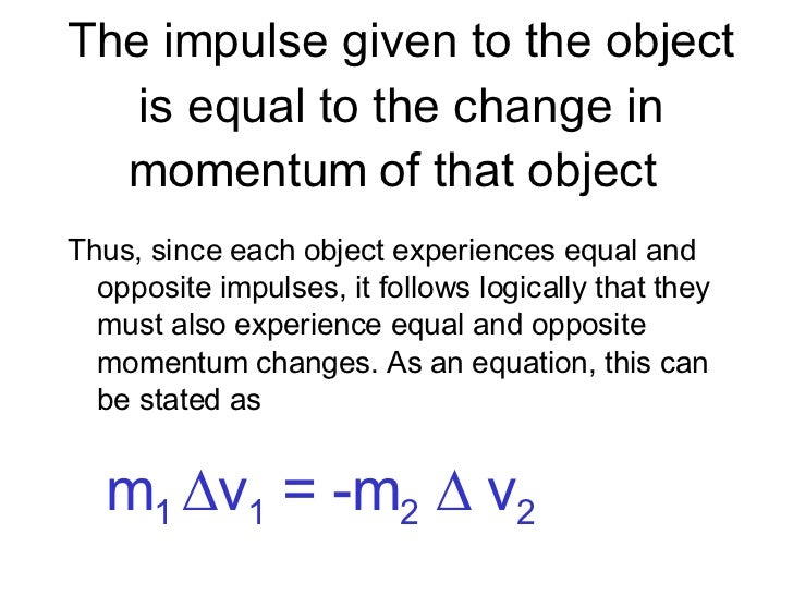 Conservation Of Momentum