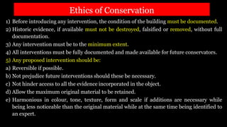 Conservation Approaches, Attitude, Professional Ethics and Scope of ...