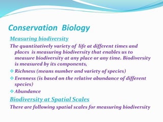Conservation biology 4 | PPTX