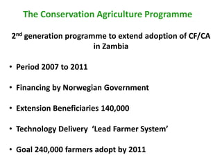 Conservation Farming & Conservation Agriculture in Zambia – an update ...