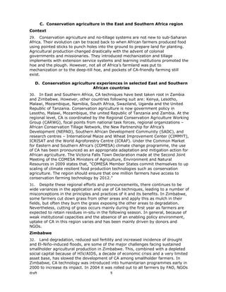 Conservation farming in zambia draft paper | PDF