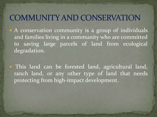 Conservation of forest and wild life 2anuj | PPTX