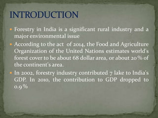 Conservation of forest and wild life 2anuj | PPTX