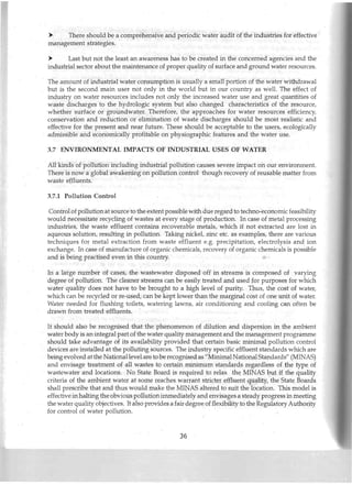 CONSERVATION OF WATER IN AGRICULTURE AND INDUSTRIAL SECTORS - 2003 | PDF