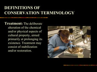 Conservation Terminolgy | PPT