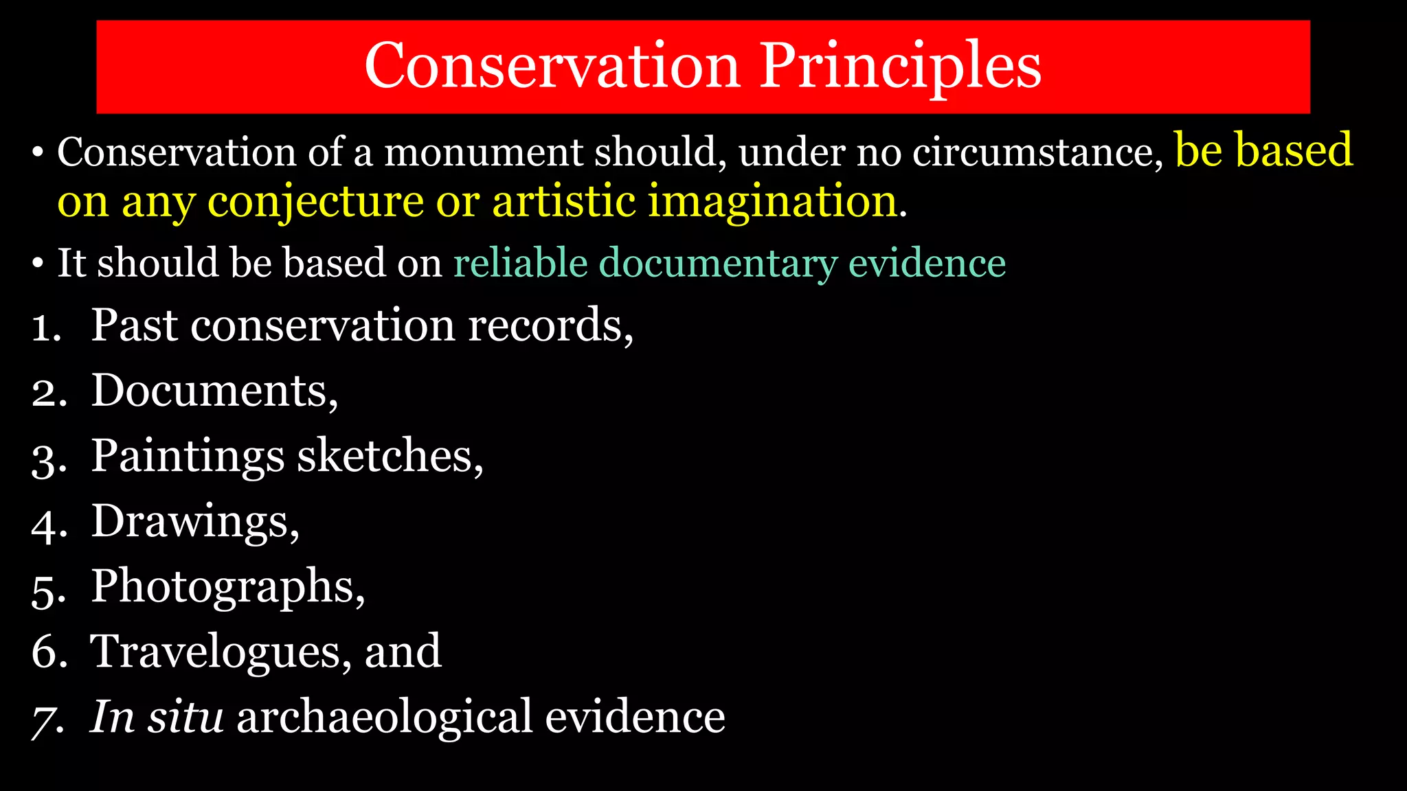 Conservation Theories, Modern Principles and Guidelines.pptx