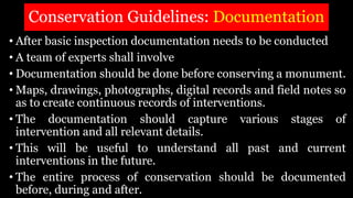Conserv Inspection File Conservation Theories, Modern Principles and Guidelines.pptx