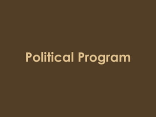 Political Program 