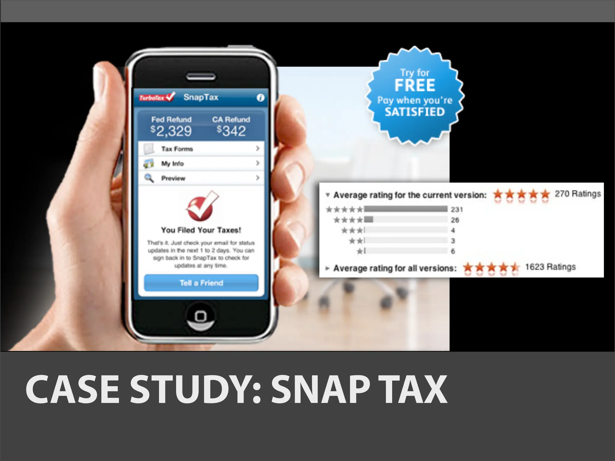 CASE STUDY: SNAP TAX
 