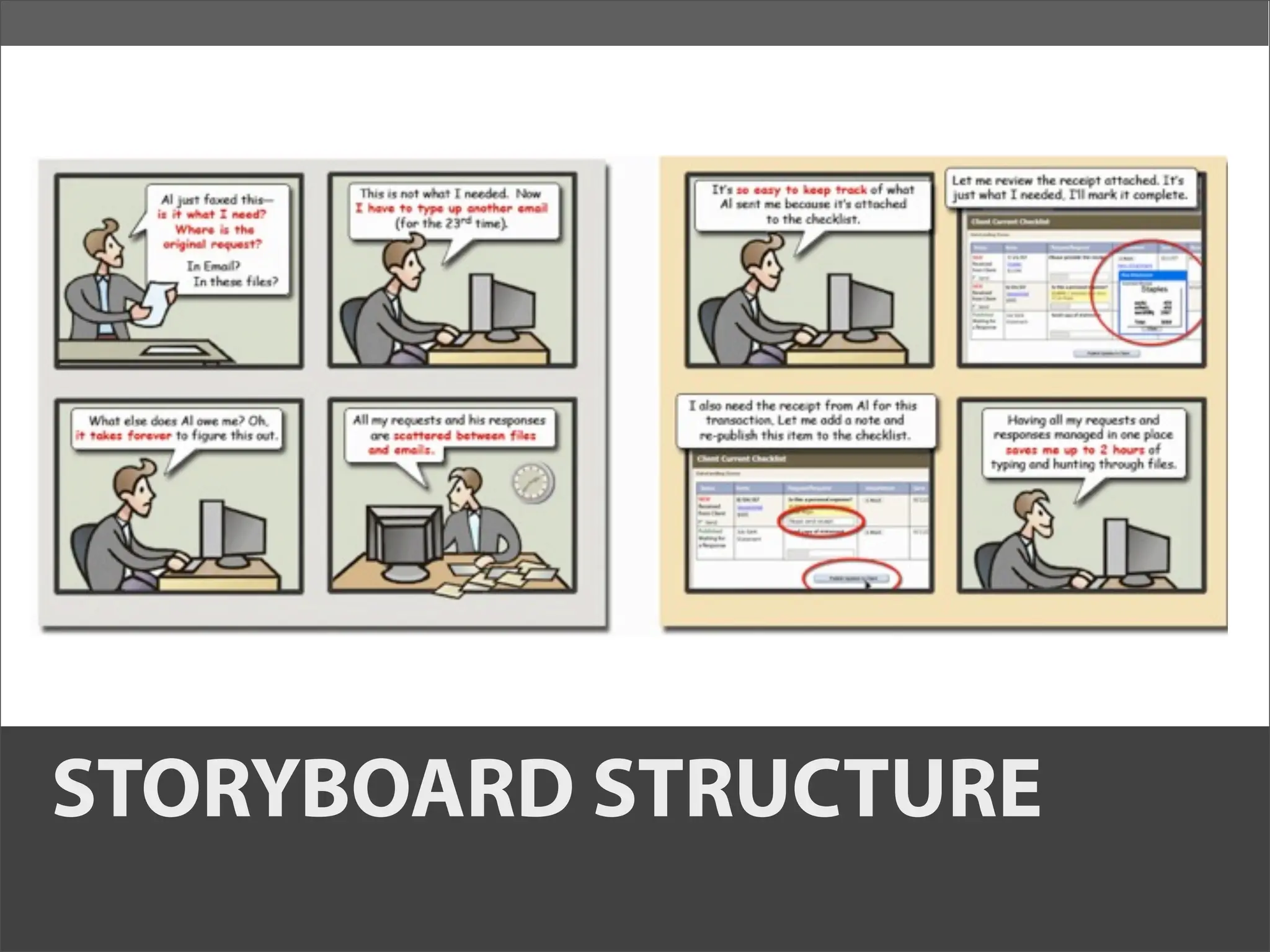 STORYBOARD STRUCTURE
 