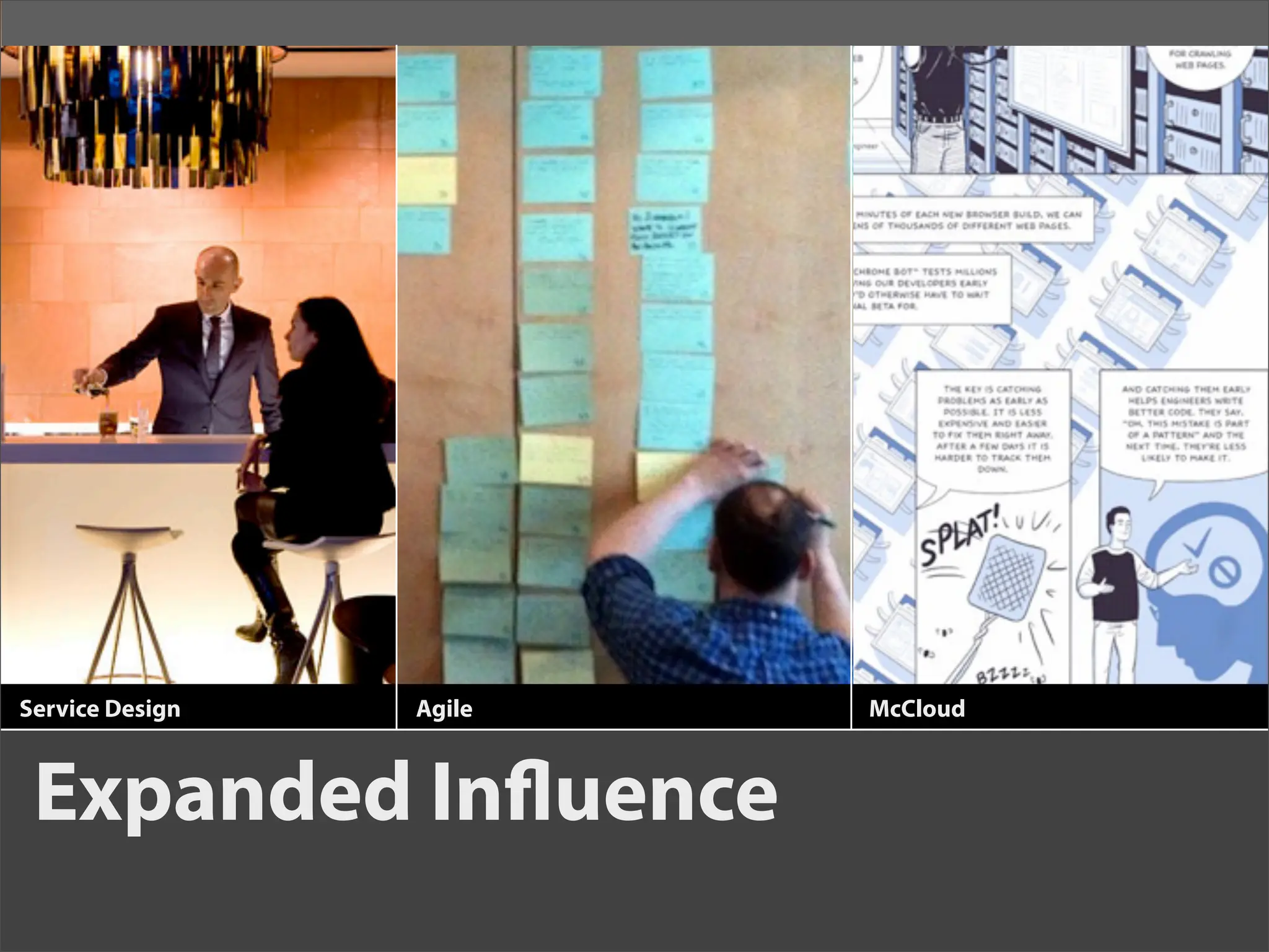 Service Design                               Agile   McCloud



 Expanded In uence
 Sara	
  Wiliams	
  	
  going-­‐global.com
 